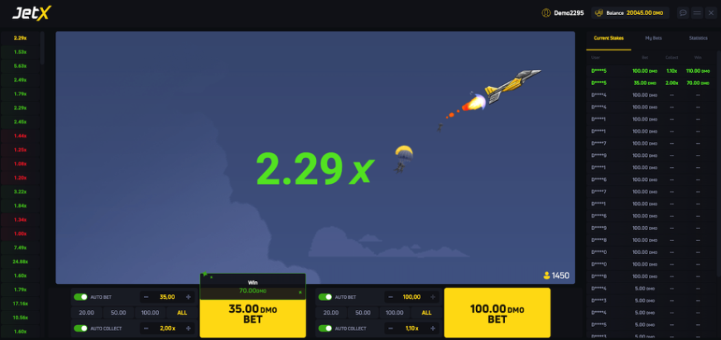 jetx demo